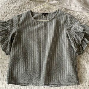 Ruffled Sleeve Top